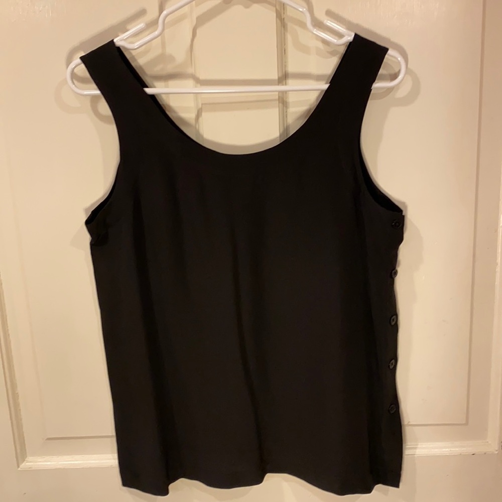 Vintage Linda Allerd Ellen Tracy 100% Silk Tank